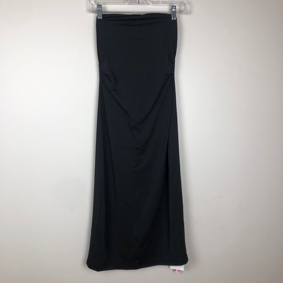 NWT Cider Black Strapless Summer Tube Club Evening LBD Dress - Picture 2 of 9
